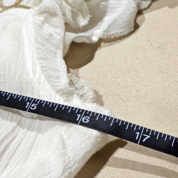 Urban Outfitters ✦ Blu Pepper Ivory Tunic Dress ✦ High-Low w/ Braided Belt Sz S - Picture 15 of 17